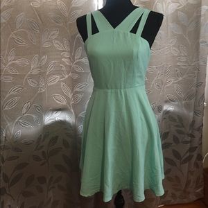 Pretty VeryJ aqua dress